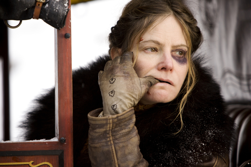 JENNIFER JASON LEIGH stars in THE HATEFUL EIGHT.  Photo: Andrew Cooper, SMPSP © 2015 The Weinstein Company. All Rights Reserved.